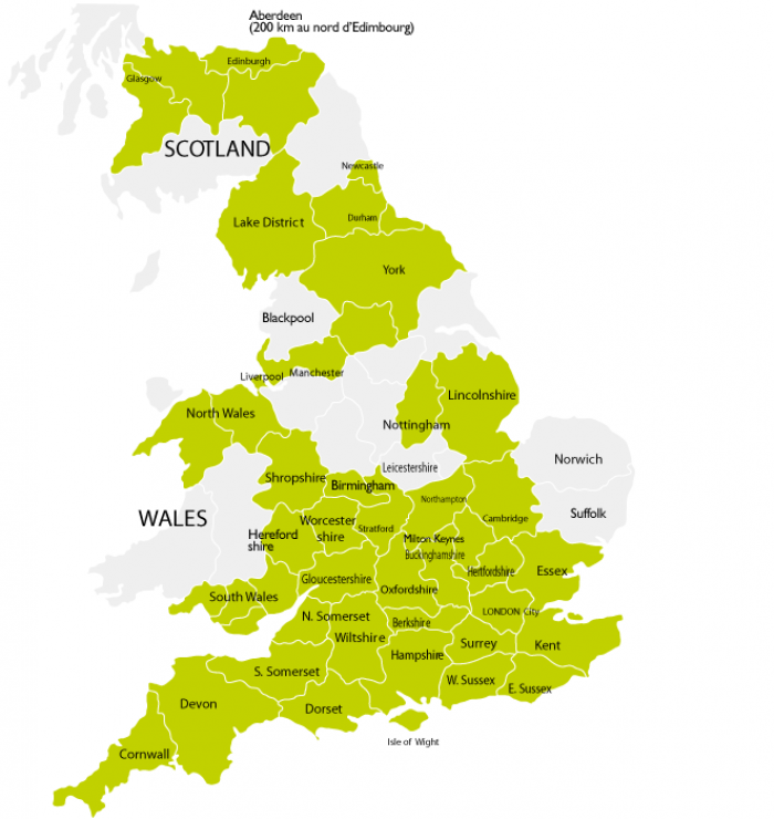 Grande Bretagne - Cours chez le prof